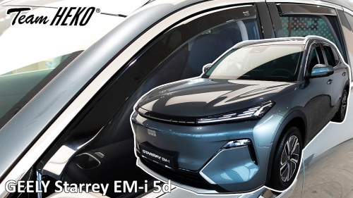 Deflektory-ofuky oken Geely Starray EM + zadní