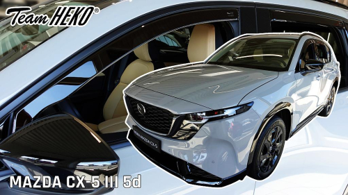 Deflektory-ofuky oken Mazda CX-5 III + zadní