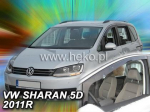 Deflektory-ofuky oken Volkswagen Sharan