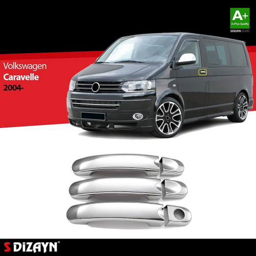 Nerez kryty klik Volkswagen T5 Transporter / Caravelle - 3dvéř.