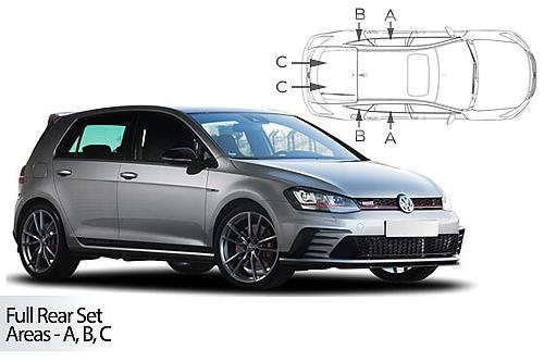 Sluneční clony CarShades Volkswagen Golf VII, 5-dvéř.