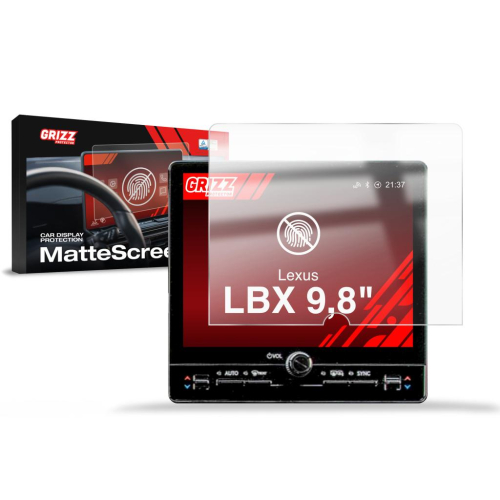 Matná folie na LCD display navigace Lexus LBX