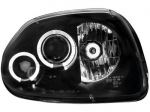 Přední čirá světla s Angel Eyes Renault Clio