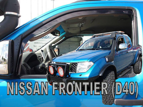 Deflektory-ofuky oken Nissan Frontier Pick up D40