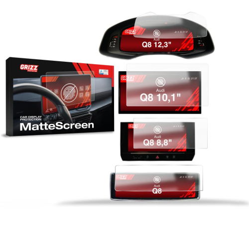 Matná folie na LCD display navigace Audi Q8