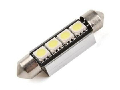 LED autožárovka CAN BUS sufit 41mm bílá