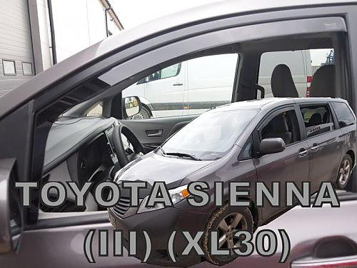 Deflektory-ofuky oken Toyota Sienna 5dvéř. - přední