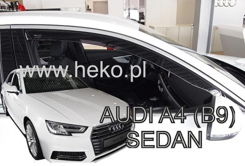 Deflektory-ofuky oken Audi A4 přední