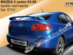 Křídlo - spoiler kufru Mazda 3 Sedan