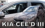 Deflektory-ofuky oken Kia Cee´d, přední+zadní