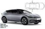 Sluneční clony CarShades Kia EV6 - 2 ks