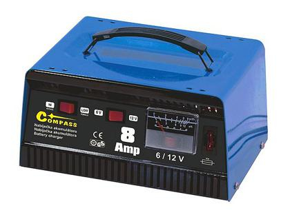 Nabíječka autobaterie 8Amp 6/12V METALLIC