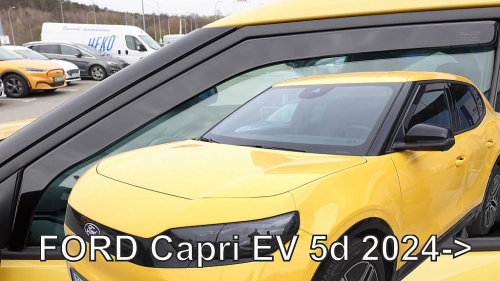 Deflektory-ofuky oken Ford Capri EV - přední