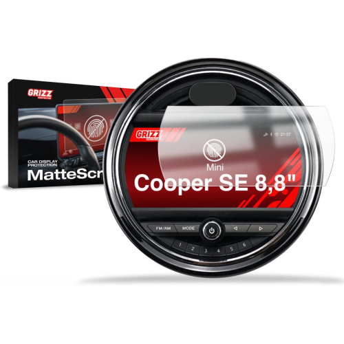 Matná folie na LCD display navigace Mini Cooper SE