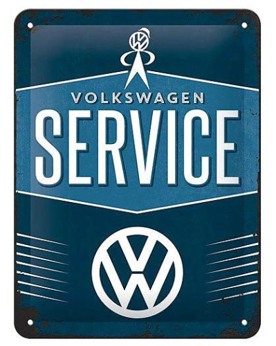 Retro cedule Volkswagen Service 15x20cm