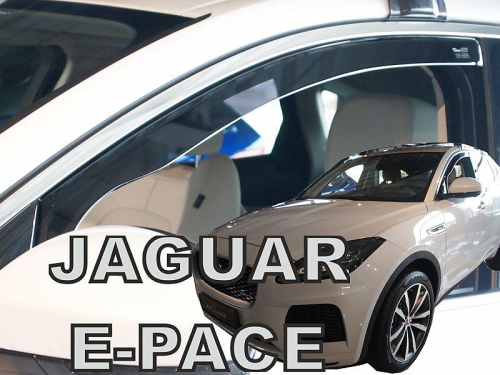 Deflektory-ofuky oken Jaguar E-pace - přední