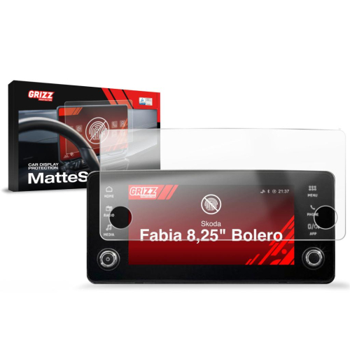 Matná folie na LCD display navigace Škoda Fabia