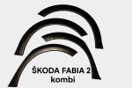 Plastové lemy blatníků Škoda Fabia II combi