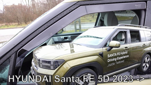 Deflektory-ofuky oken Hyundai Santa-Fe V - přední