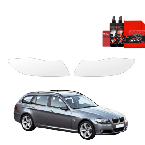 Ochranná folie GRIZZ na přední světlomety BMW 3 E91 Kombi LCI