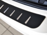 Kryt prahu pátých dveří - nerez+karbon folie SEAT ALHAMBRA II