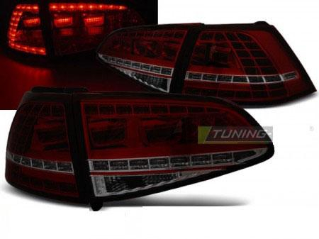 LED zadní světla červeno-kouřové Volkswagen Golf VII