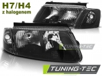 Přední světla VW Passat 3B černá s mlhovkou