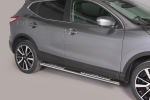 Nerez boční designové nášlapy Nissan Qashqai II