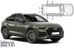 Sluneční clony CarShades Audi Q5 Sportback, 5dvéř.