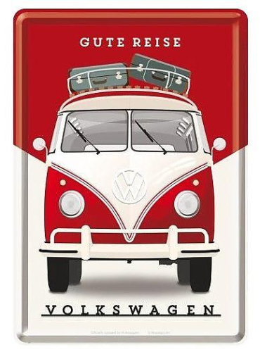 Retro pohlednice - Volkswagen (Gute Reise) 10x14,5cm