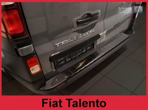 Kryt prahu zadních dveří Fiat Talento - černý grafit