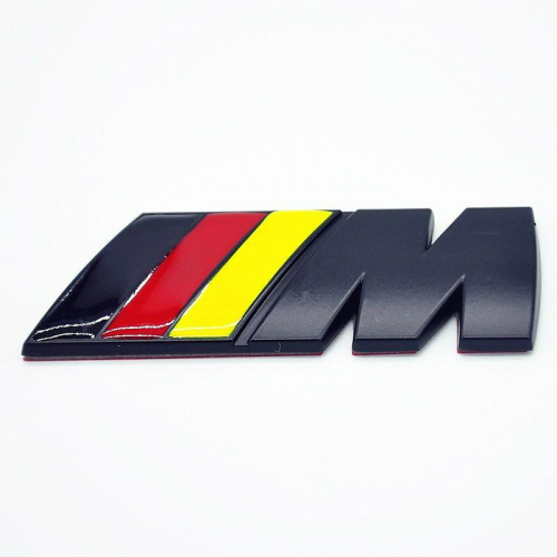 Samolepící znak BMW M German style - černý