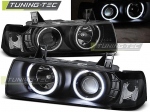 Přední světla angel eyes CCFL Limo/Tour BMW E36 černá
