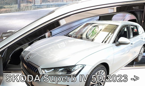 Deflektory-ofuky oken Škoda Superb IV 