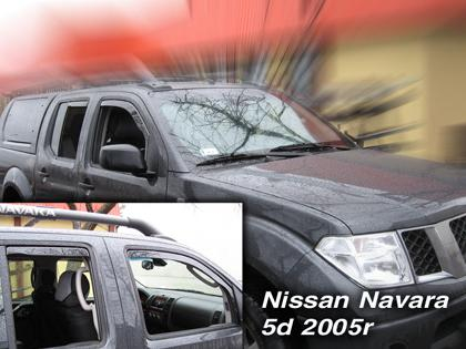 Deflektory-ofuky oken Nissan Navara Pick up