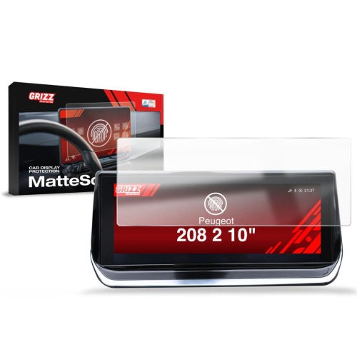 Matná folie na LCD display navigace Peugeot 208 2