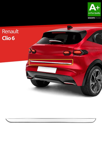 Nerez lišta hrany dveří kufru Renault Clio VI