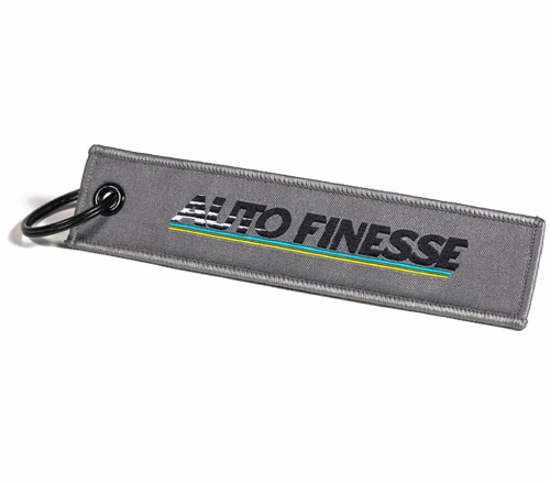 Auto Finesse Retro Race Tag Grey