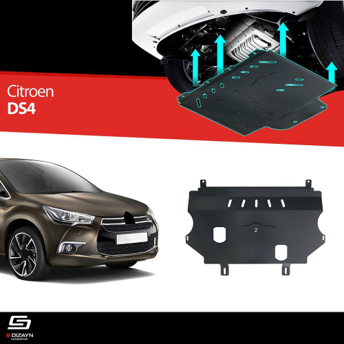 Ocelový kryt pod motor (2mm) Citroen DS4