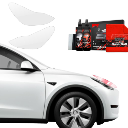 Ochranná folie GRIZZ na přední světlomety Tesla Model Y