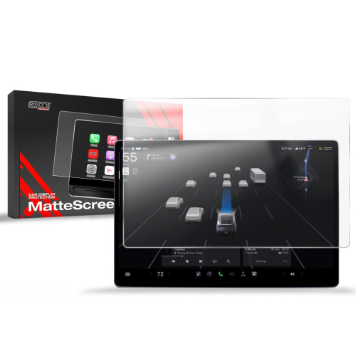 Matná folie na LCD display navigace Tesla Model X Facelift (2025)