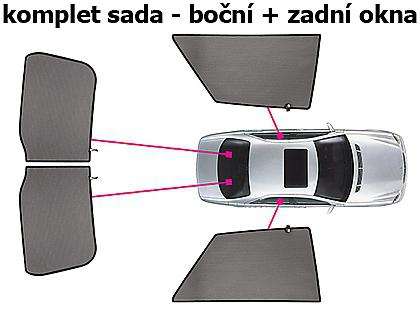 Sluneční clony CarShades MAZDA 2, 3-dvéř.