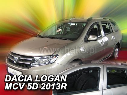 Deflektory-ofuky oken Dacia Logan MCV II + zadní