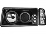Přední světla černá Volkswagen Polo 86C
