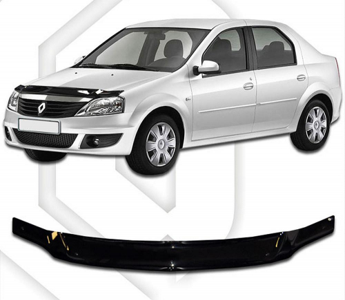 Plexi lišta přední kapoty Dacia Logan I facelift