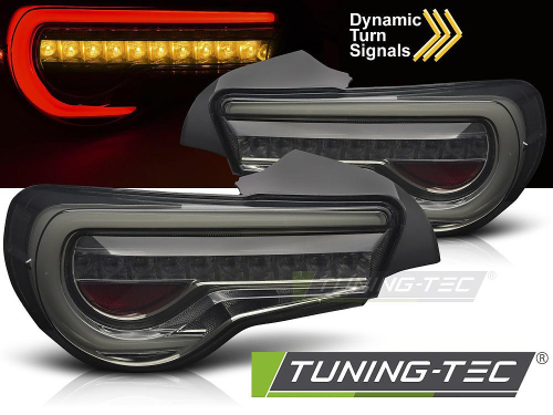 Zadní LED BAR světla Toyota GT86 s dynamickým blinkrem - kouřové provedení