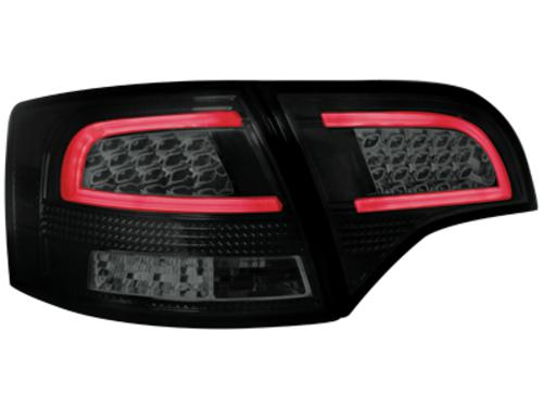 Zadní čirá LED světla Audi A4 Avant B7 černé