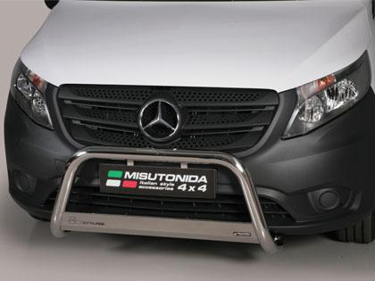 Nerezový přední ochranný rám Mercedes Viano / Vito W447, 63mm