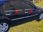 Lišty oken - nerez Volkswagen Golf 4