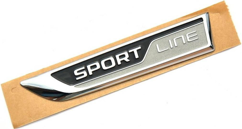 Boční nápis "SPORTLINE" Originál pro vozy Škoda Superb III - levý